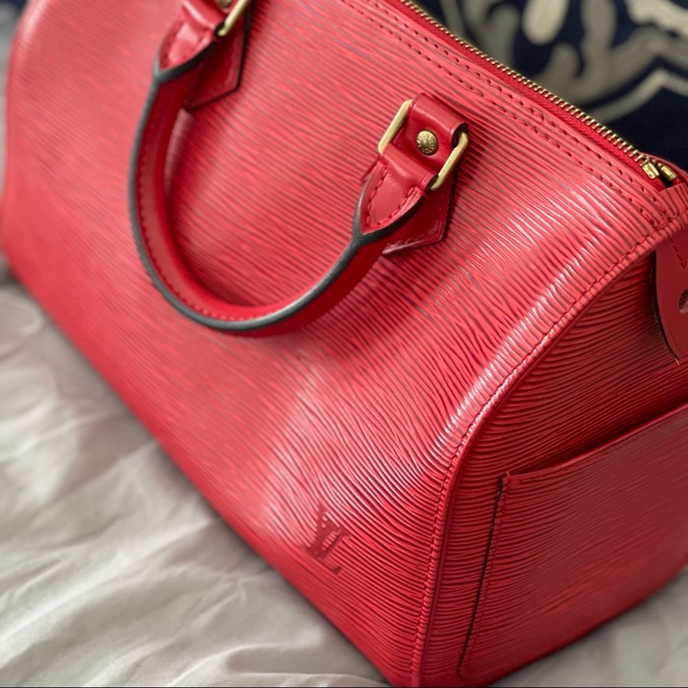 Louis Vuitton vintage bag-Speedy in red